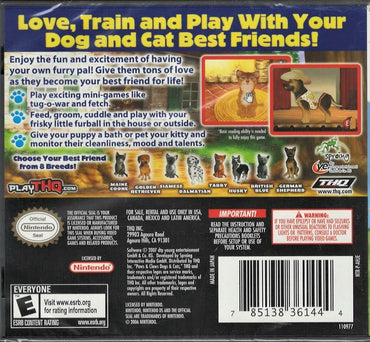 Paws & Claws: Dogs and Cats Best Friends- Nintendo DS