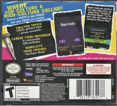 You Don't Know Jack - Nintendo DS