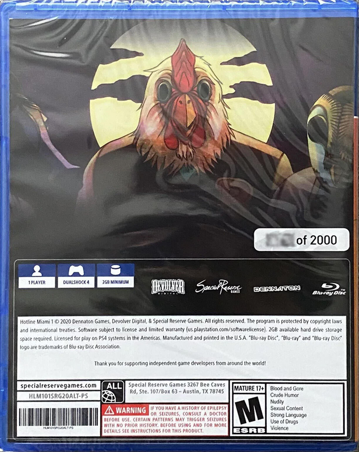 Hotline Miami - PlayStation 4