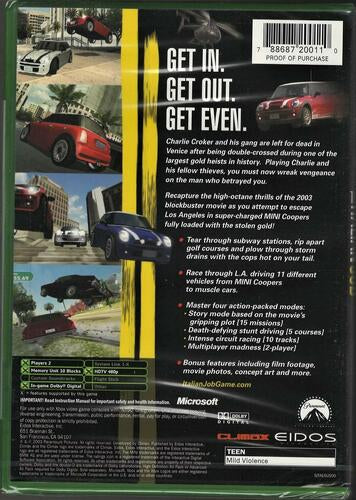 The Italian Job - Xbox