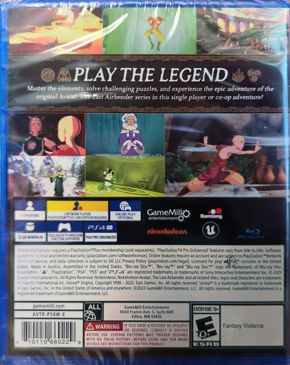 Avatar The Last Airbender: The Quest for Balance - PlayStation 4 [video game]