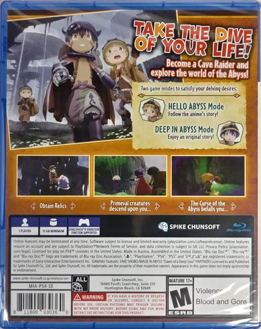 Made in Abyss: Binary Star Falling into Darkness Standard Edition - PlayStation 4