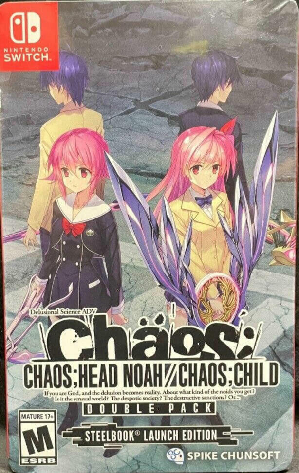 Chaos:Head Noah/Chaos:Child Double Pack Steelbook - Nintendo Switch