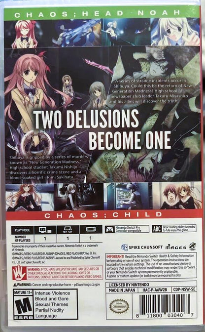 Chaos:Head Noah/Chaos:Child Double Pack - Nintendo Switch