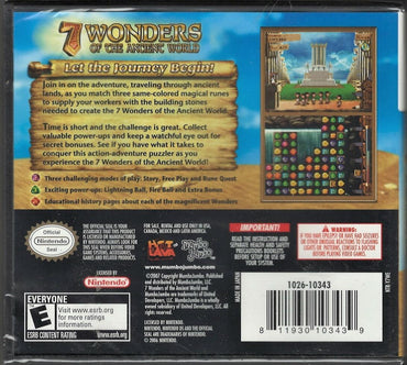 7 Wonders of the Ancient World - Nintendo DS