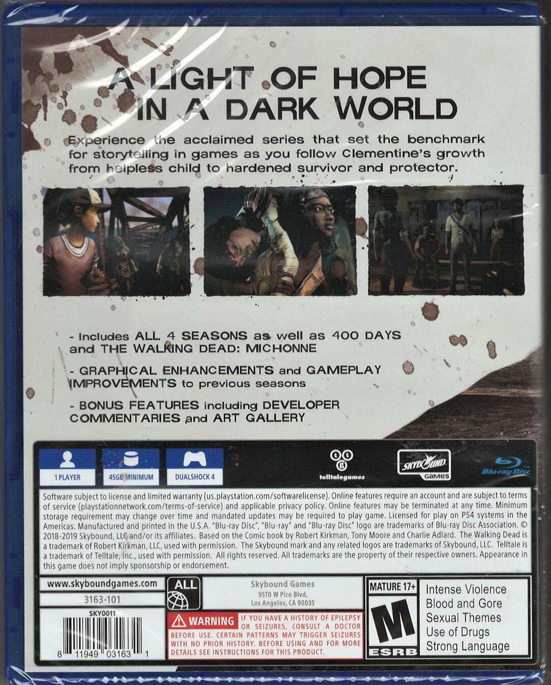 The Walking Dead: The Telltale Definitive Series - PlayStation 4