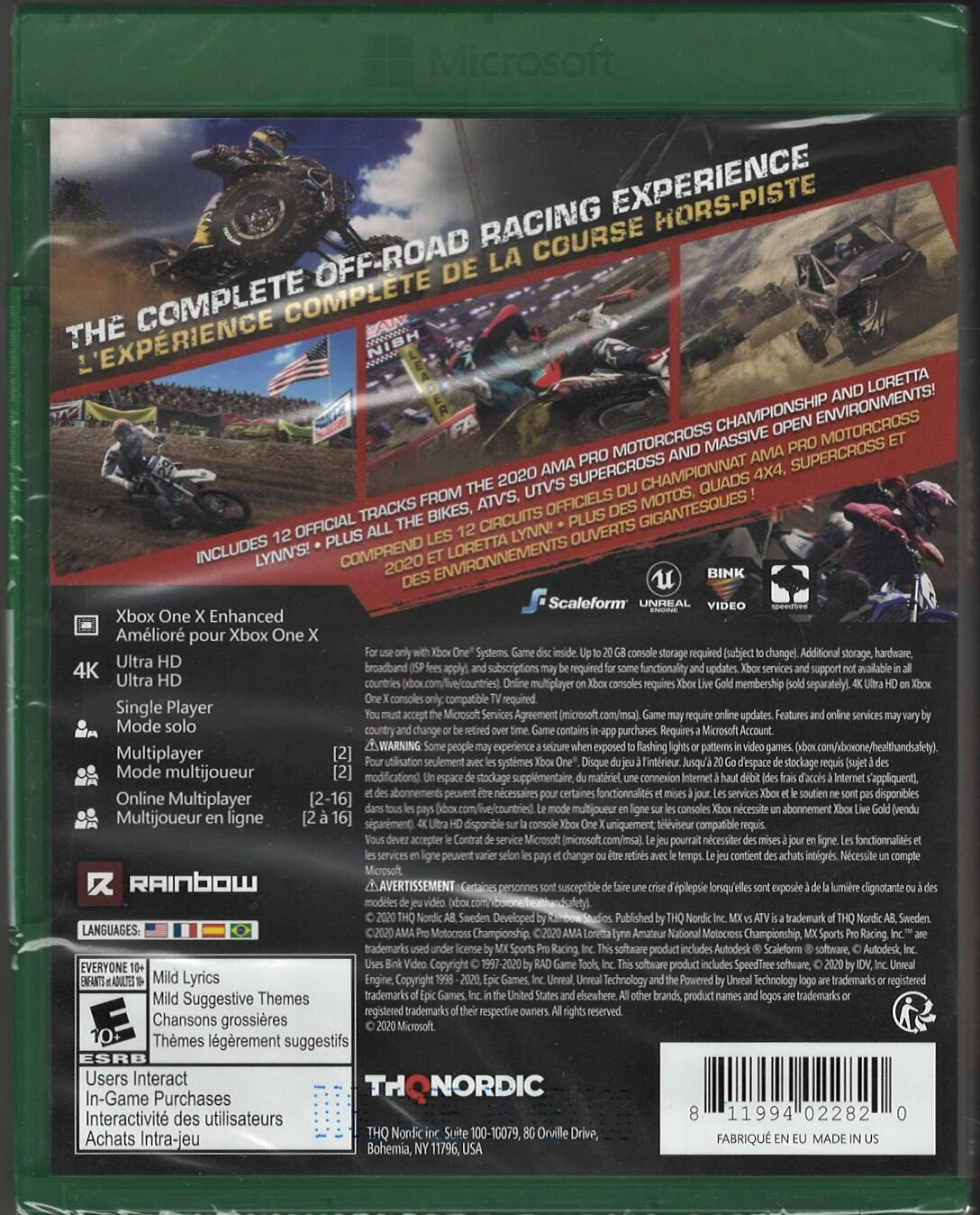 MX vs ATV All Out 2020 Pro Nationals Edition - Xbox One