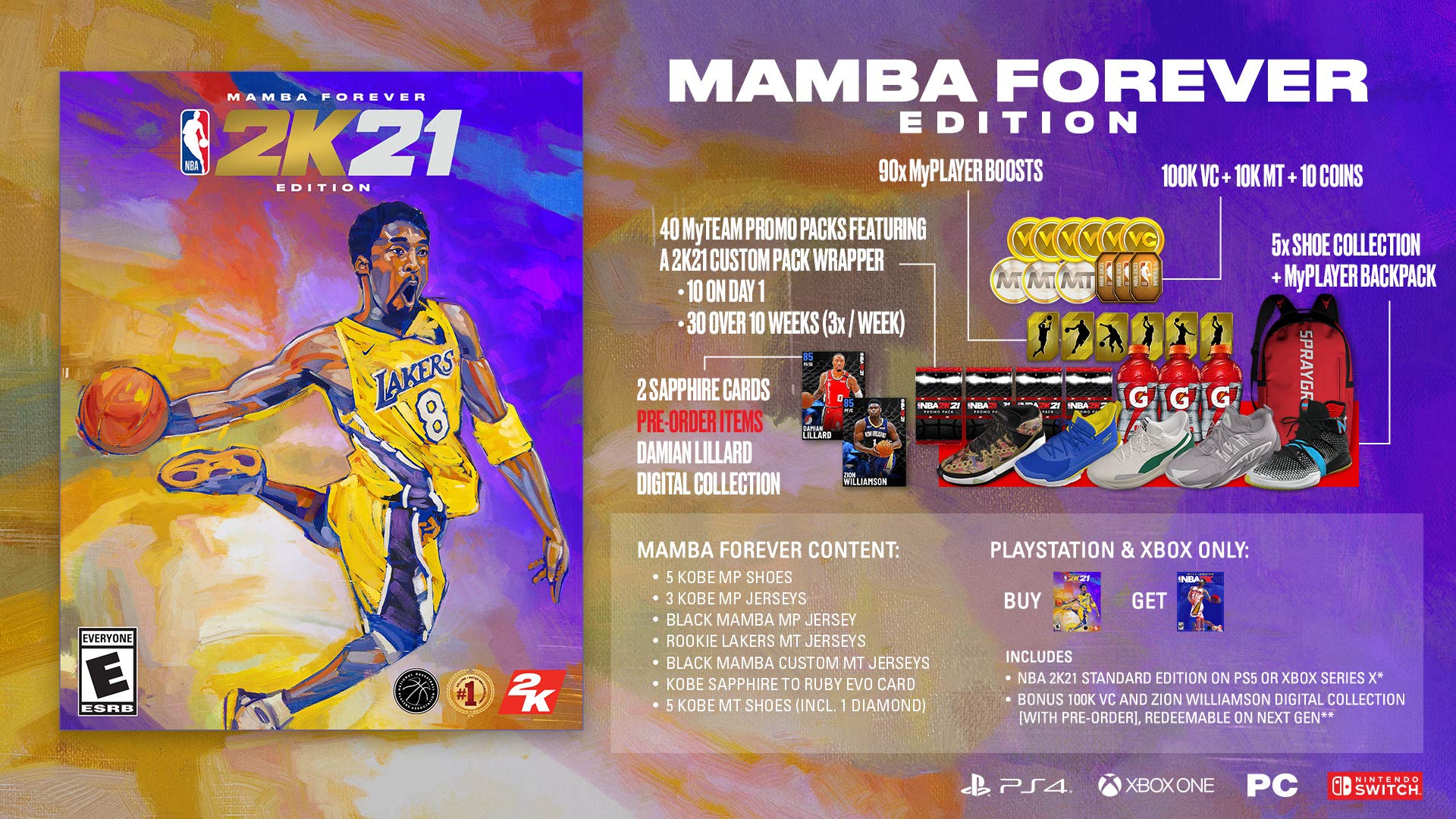 NBA 2K21 Mamba Forever Edition - Xbox One