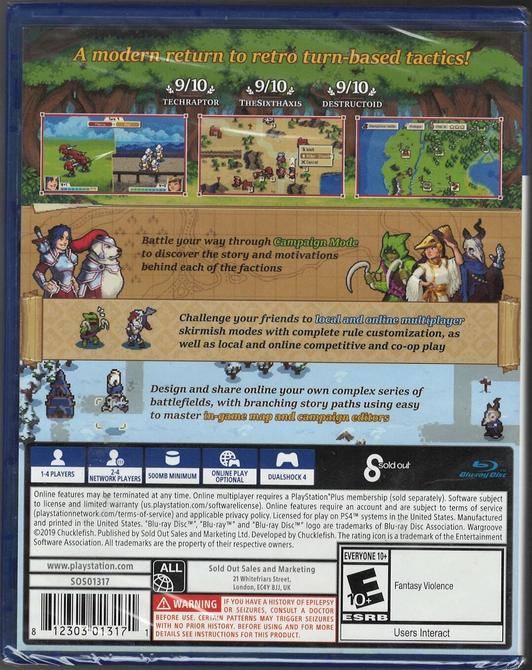 Wargroove Deluxe Edition - PlayStation 4