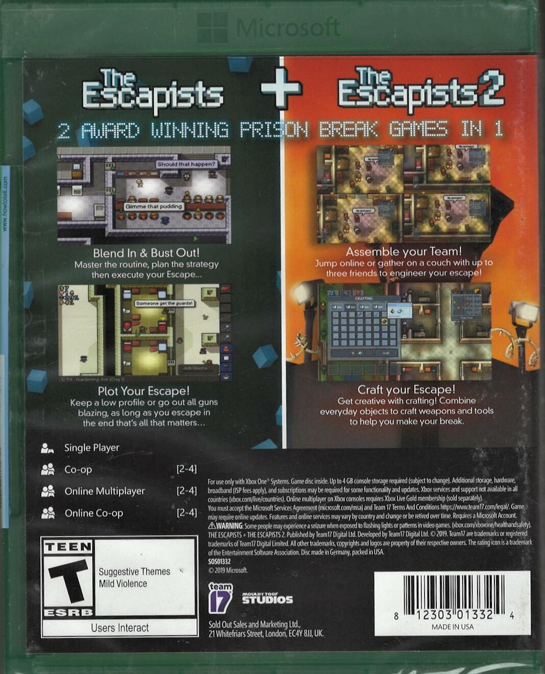 Escapists & Escapists 2 - Xbox One