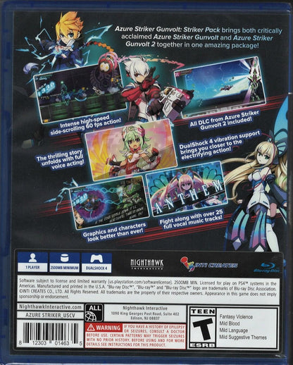 Azure Striker Gunvolt: Striker Pack - PlayStation 4