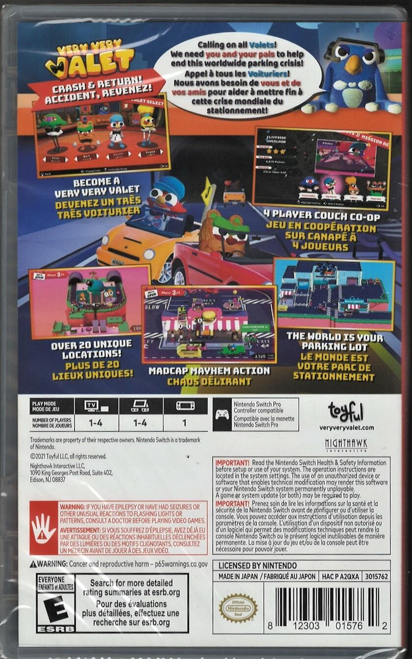 Very Very Valet - Nintendo Switch