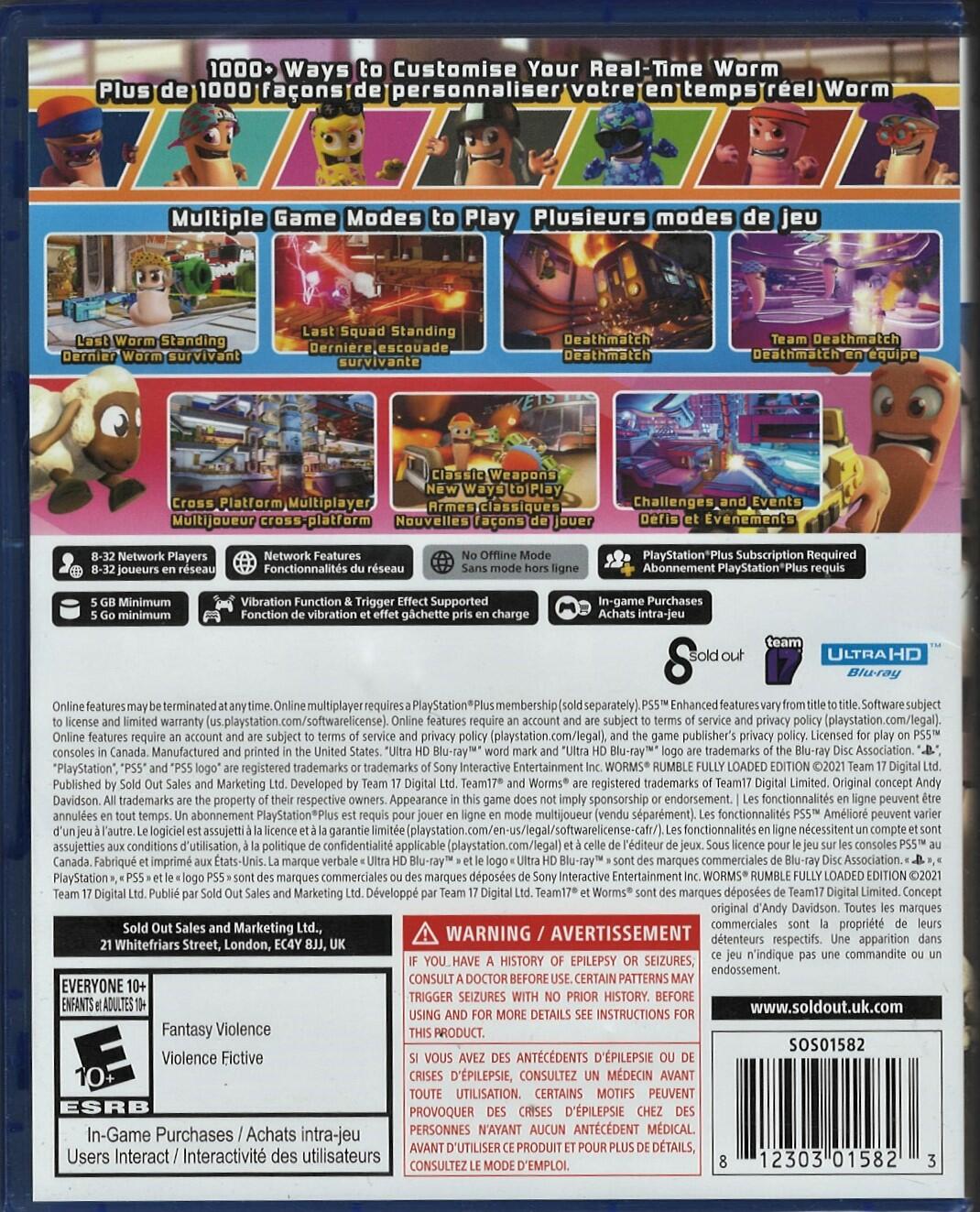 Worms Rumble: Fully Loaded Edition - PlayStation 5