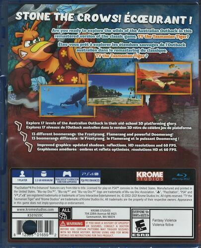 Ty The Tasmanian Tiger HD - PlayStation 4