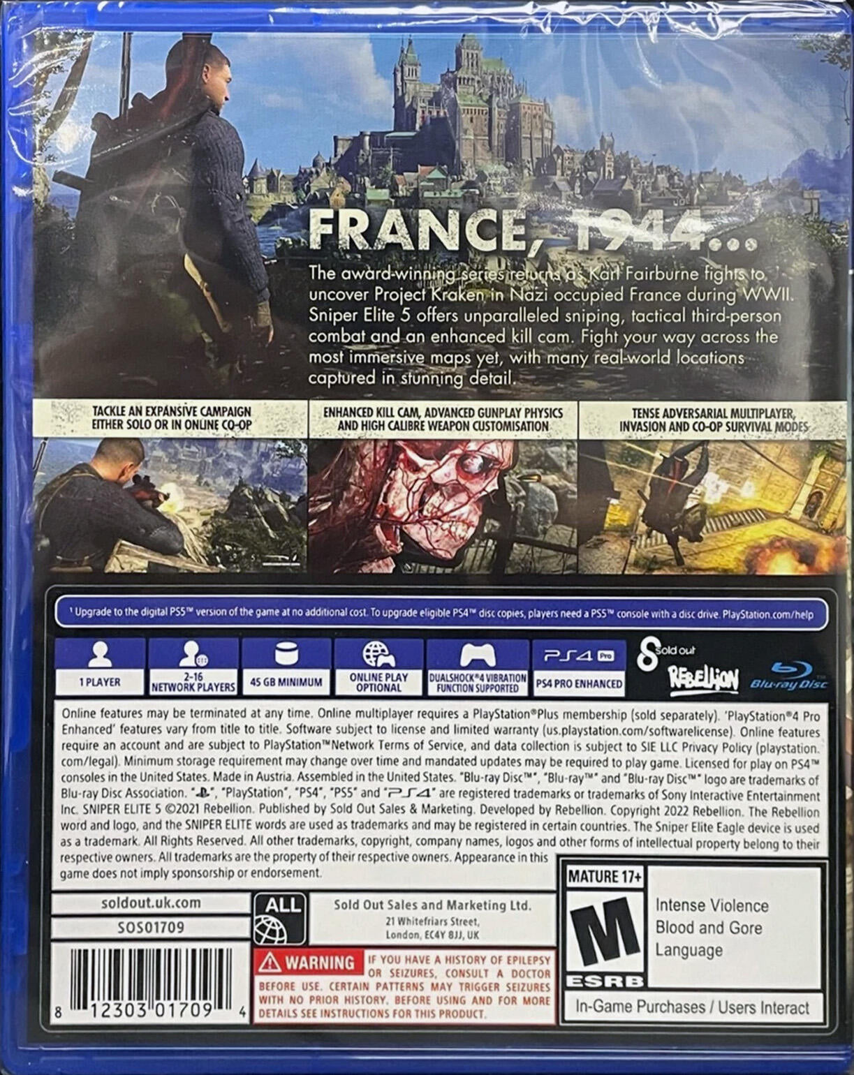 Sniper Elite 5 - PlayStation 4