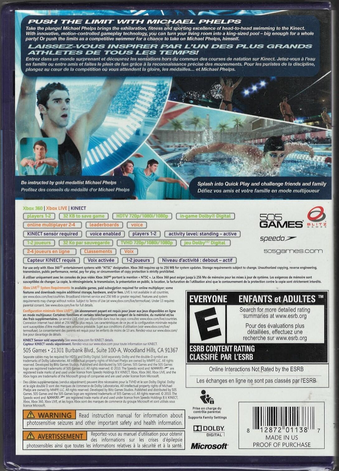 Michael Phelps - Push the limits - Xbox 360