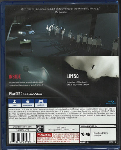 Inside Limbo Double Pack - PlayStation 4