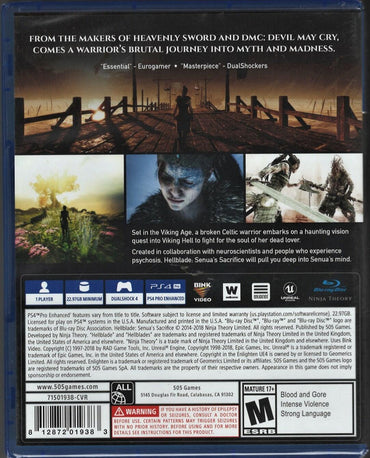 Hellblade: Senua's Sacrifice - PlayStation 4