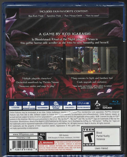 Bloodstained: Ritual of the Night - PlayStation 4