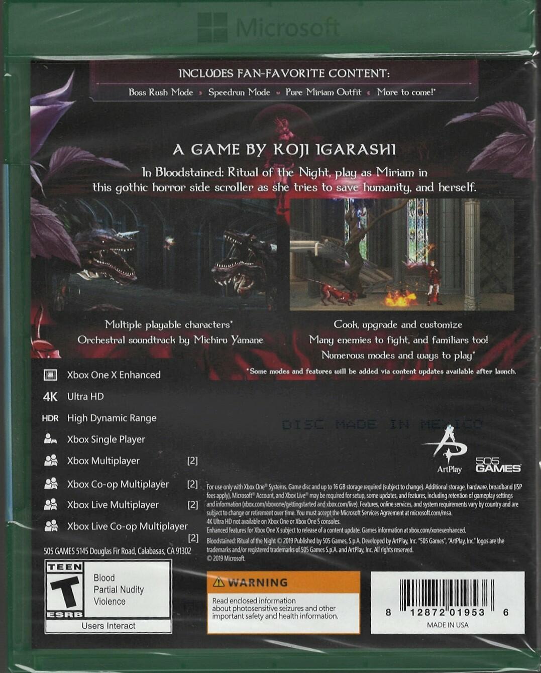 Bloodstained: Ritual of the Night - Xbox One