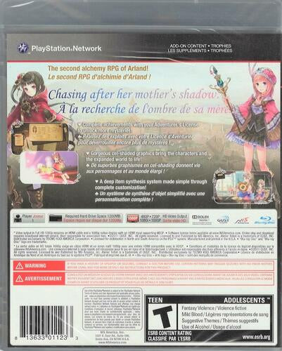 Atelier Totori: The Adventurer of Arland - PlayStation 3