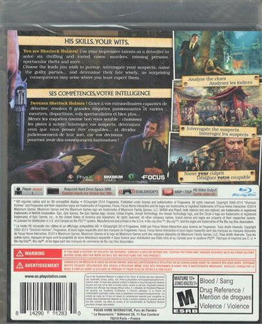 Crimes & Punishments: Sherlock Holmes - PlayStation 3