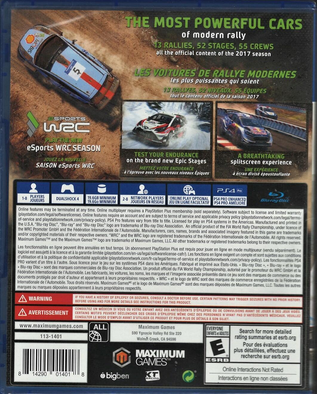 WRC 7 - PlayStation 4