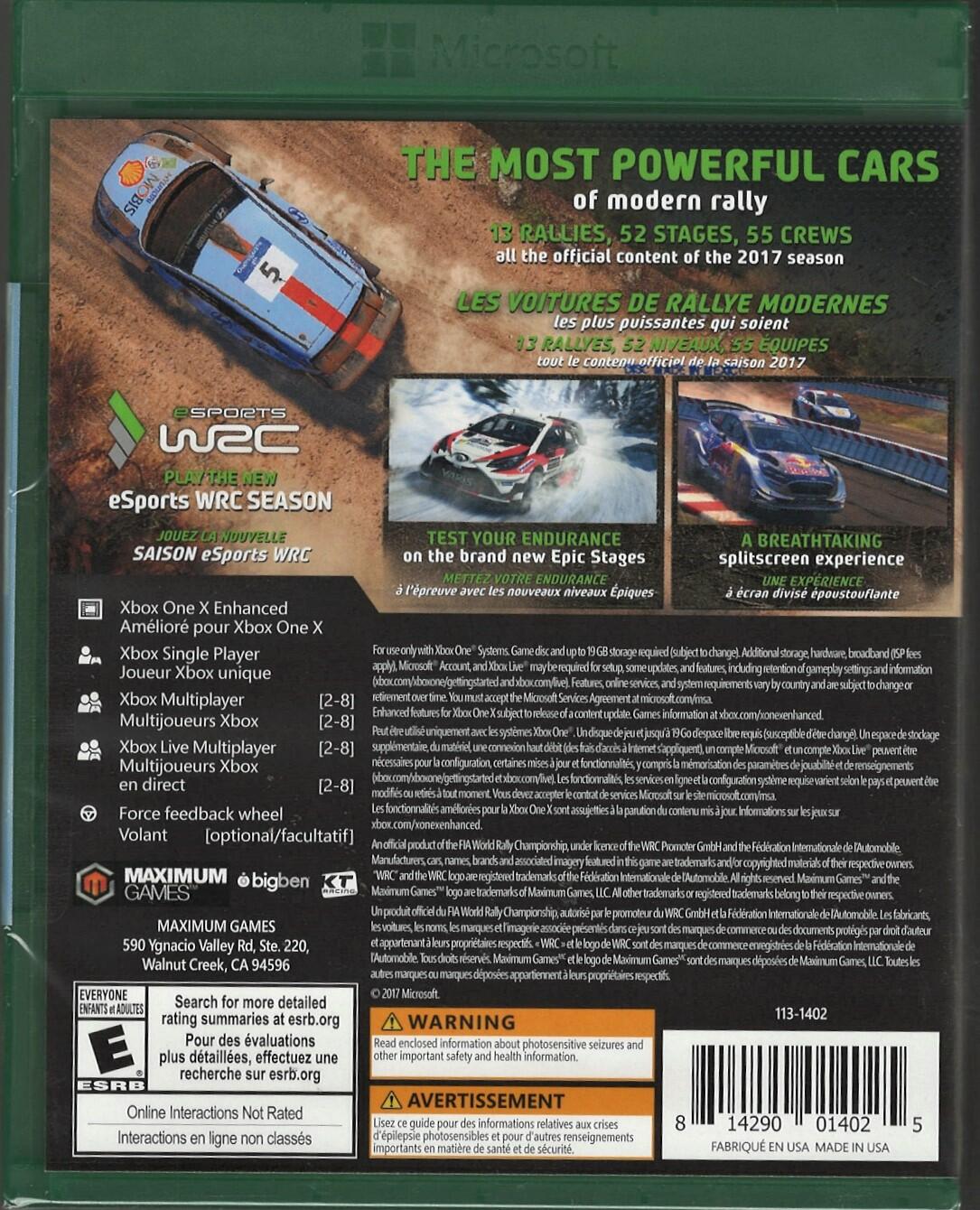WRC 7 - Xbox One