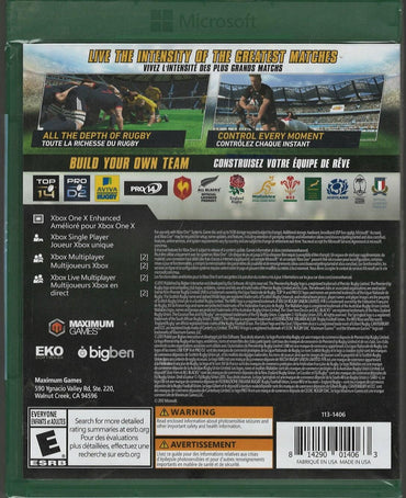 Rugby 18 - Xbox One