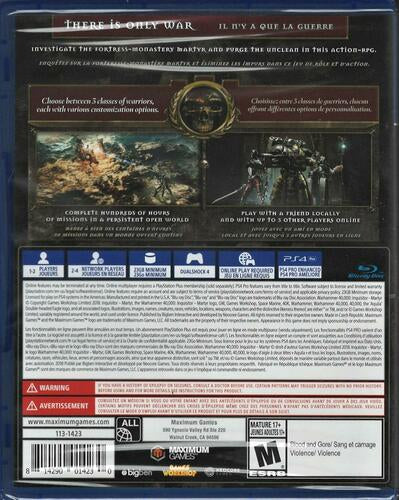 Warhammer 40 000: Inquisitor - Martyr - PlayStation 4