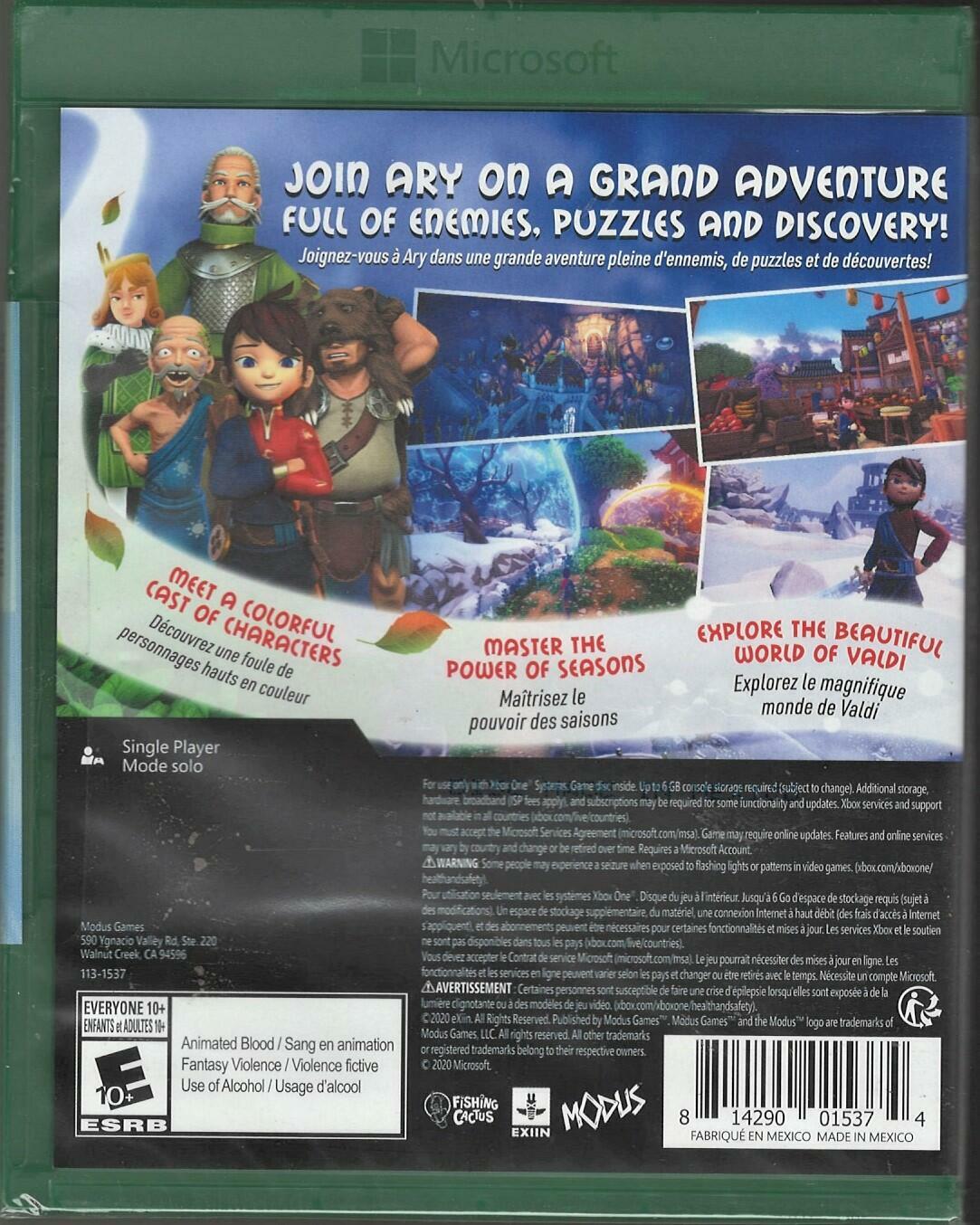Ary and the Secret of Seasons - Xbox One