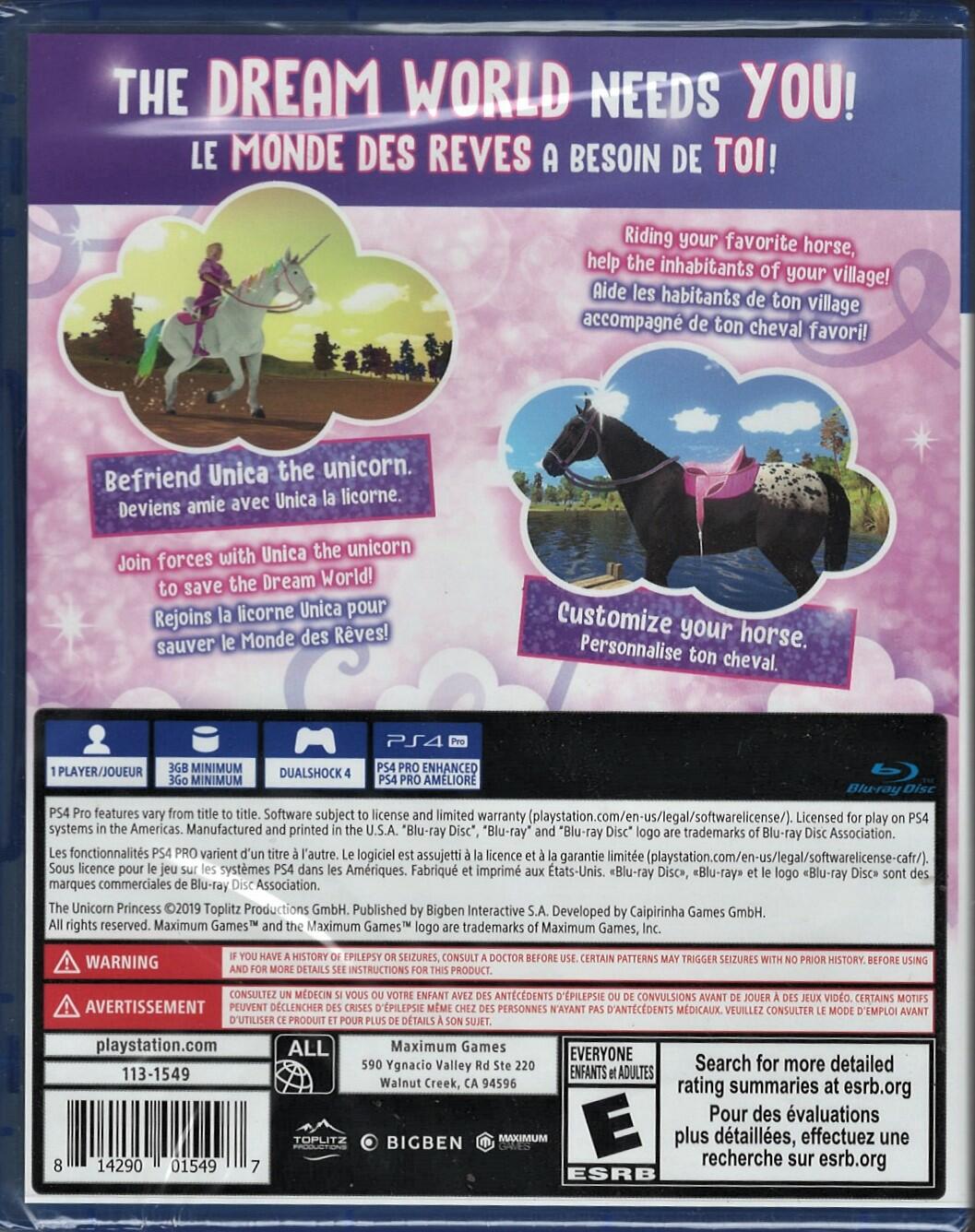 The Unicorn Princess - PlayStation 4