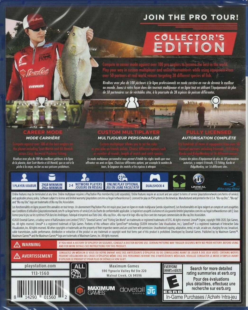 Fishing Sim World: Pro Tour Collectors Edition - PlayStation 4