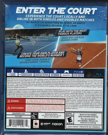 Tennis World Tour 2 (PS4) - PlayStation 4