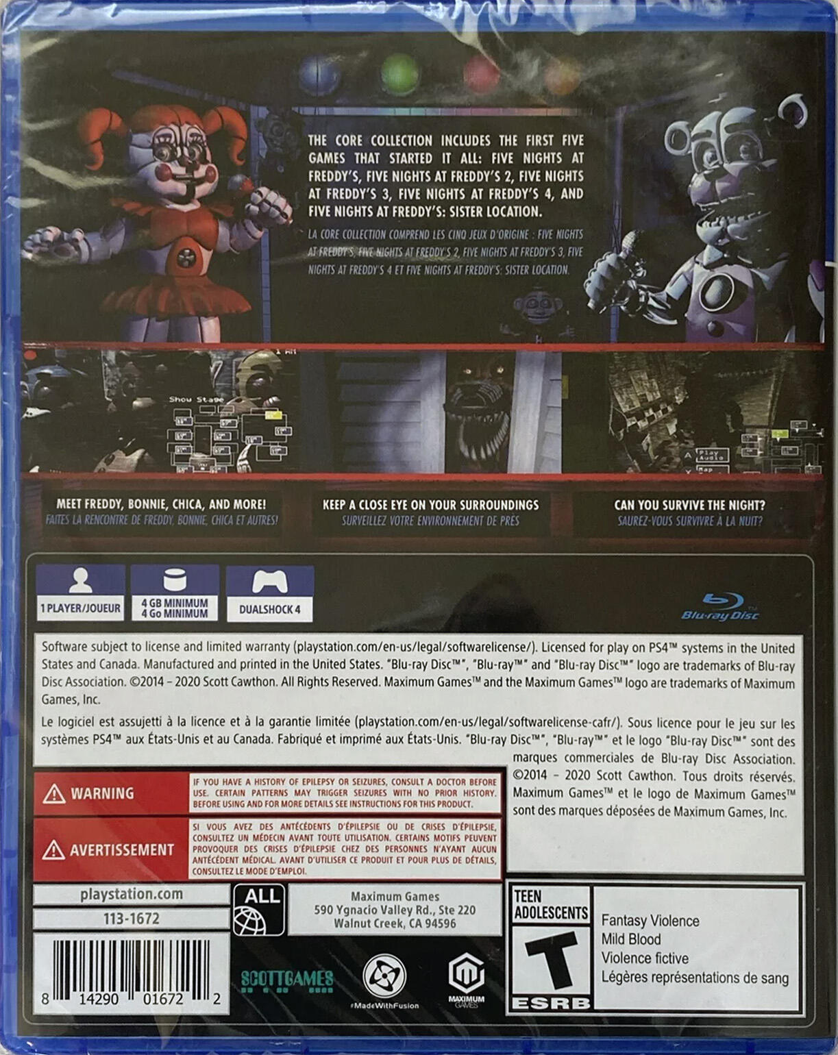 Five Nights at Freddy's: The Core Collection - PlayStation 4