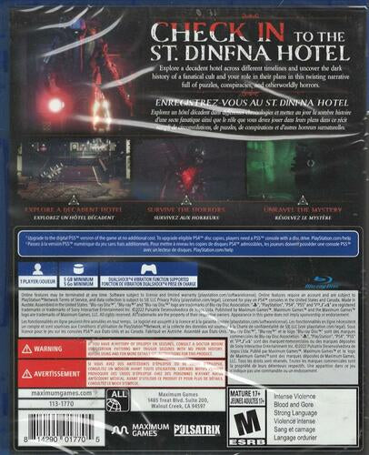 Fobia - St Dinfna Hotel - PlayStation 4