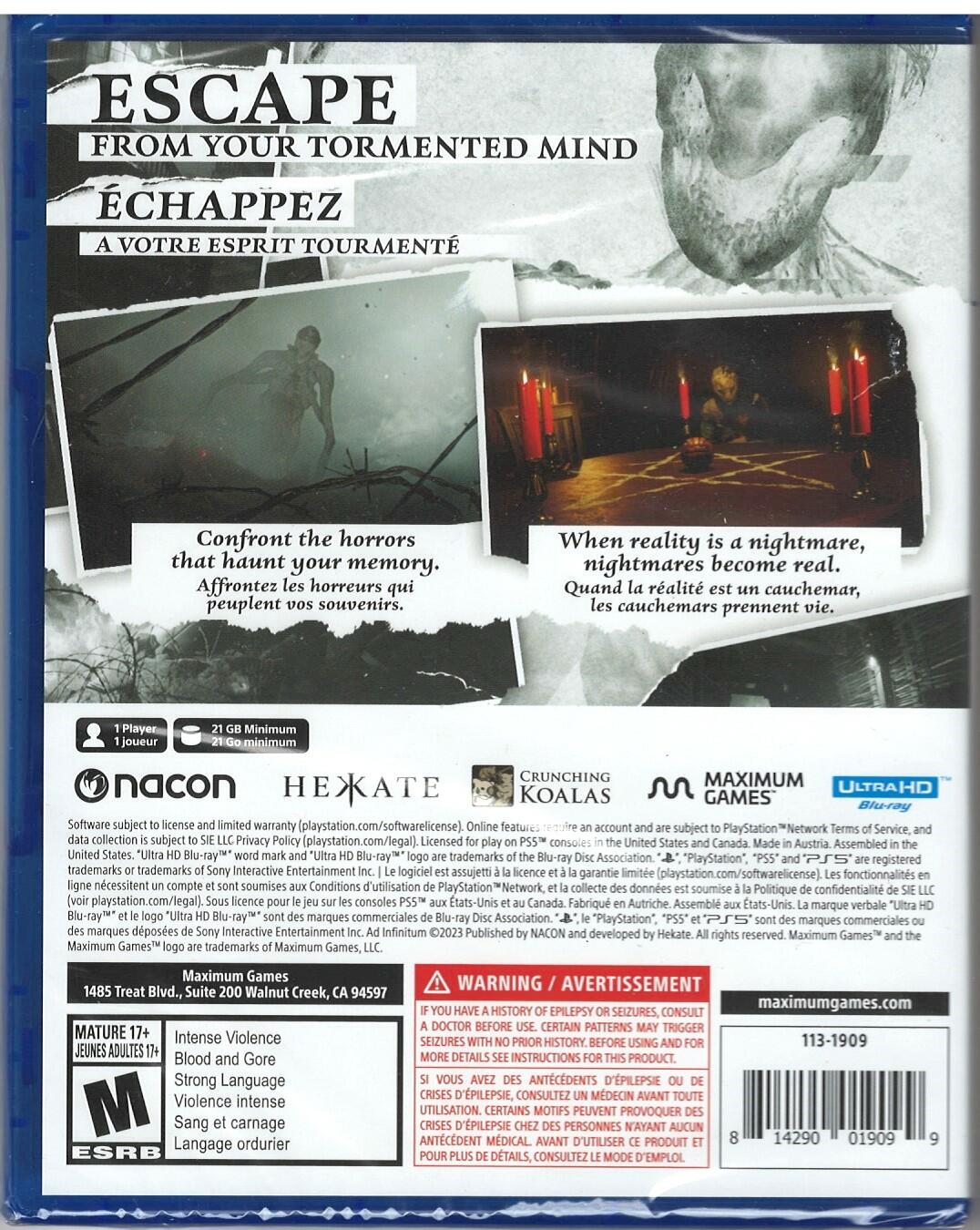 Ad Infinitum - Playstation 5