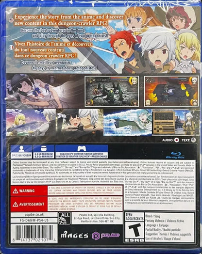 Is It Wrong to Try to Pick Up Girls in A Dungeon: Infinite Combat - PlayStation 4