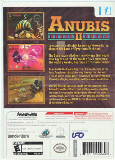 Anubis II - Nintendo Wii