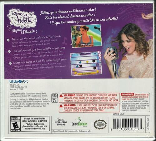Violetta Rhythm & Music - Nintendo 3DS
