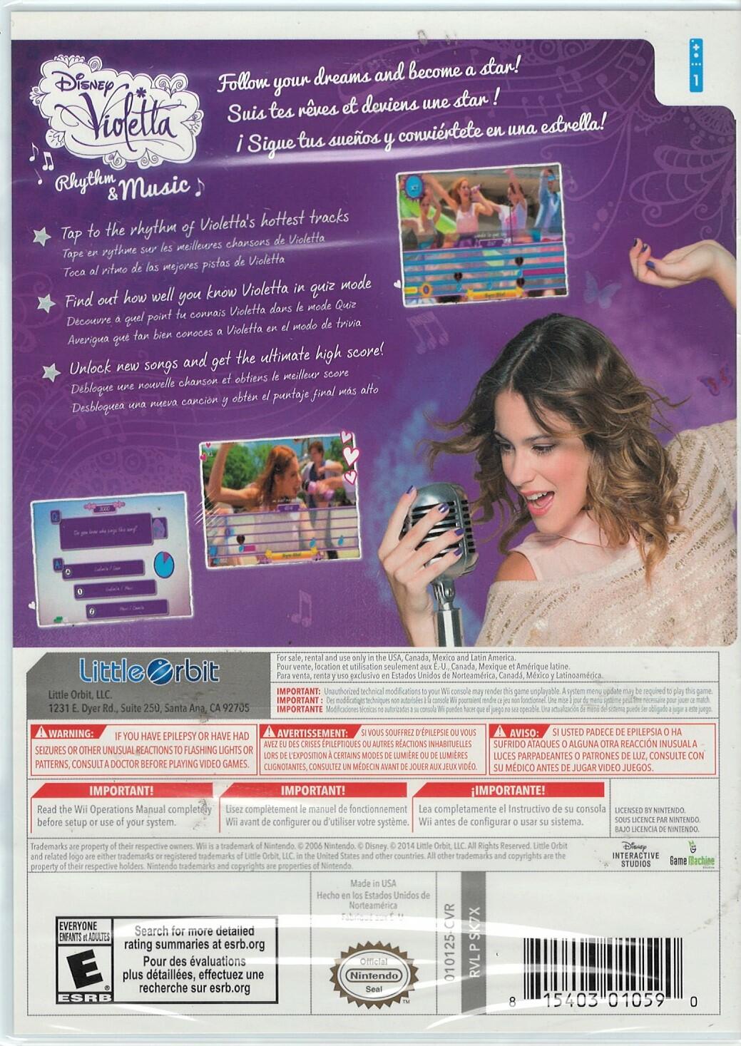 Violetta Rhythm & Music - Nintendo Wii