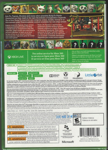 Kung Fu Panda: Showdown of Legendary Legends - Xbox 360