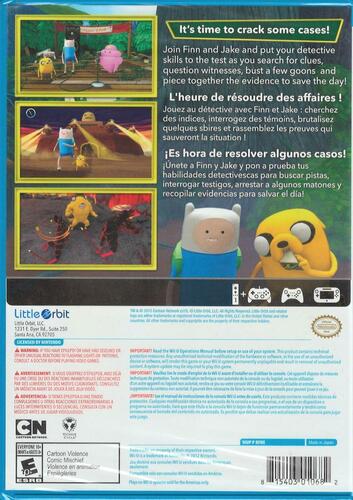 Adventure Time Finn and Jake Investigations - Nintendo Wii-U