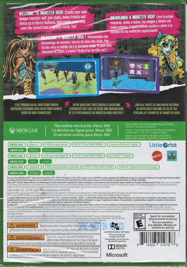 Monster High New Ghoul in School - Xbox 360