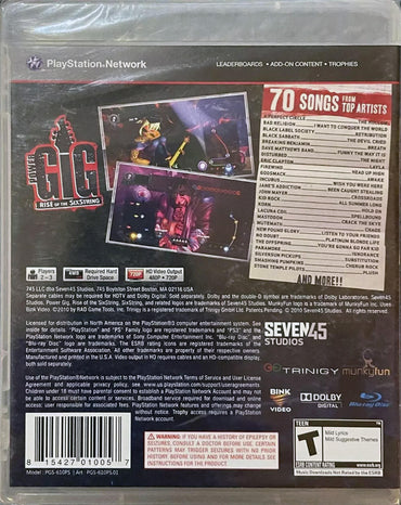 Power Gig: Rise of the SixString - PlayStation 3