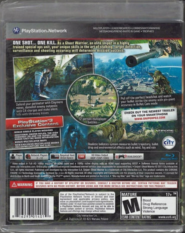 Sniper: Ghost Warrior - PlayStation 3