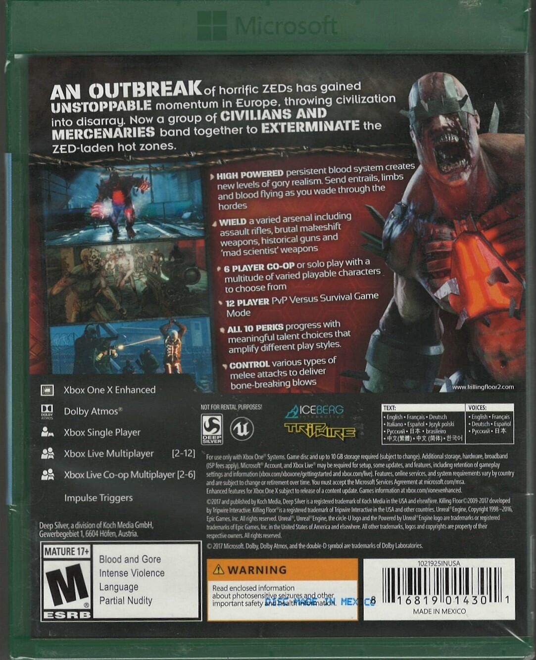 Killing Floor 2 - Xbox One