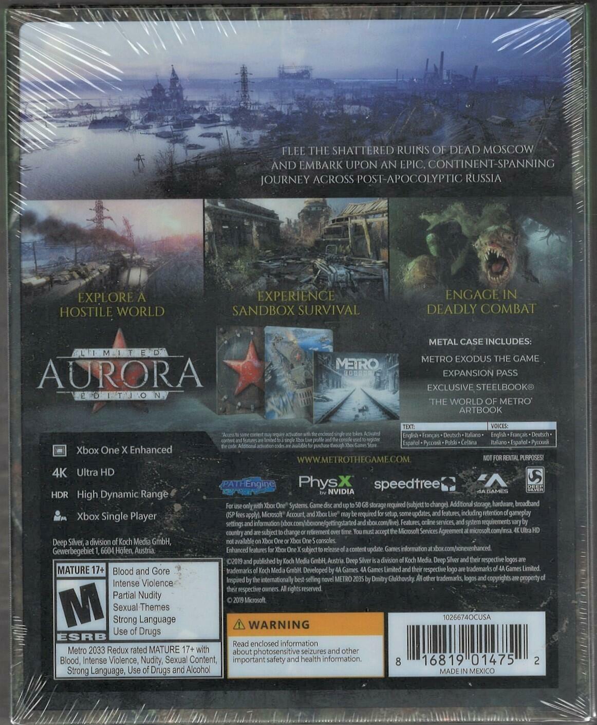 Metro Exodus: Aurora Limited Edition - Xbox One
