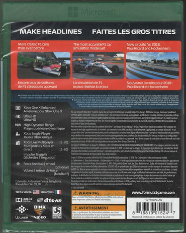 F1 2018 Headline Edition - Xbox One