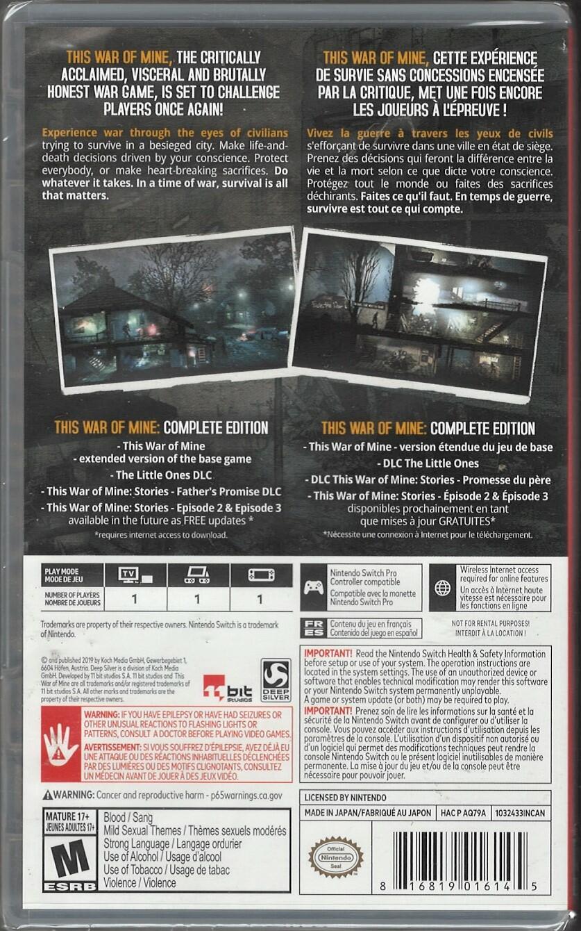 This War of Mine - Nintendo Switch